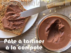 Recette Pâte à tartiner à la compote IG bas (sans sucre ajouté)