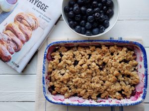 Recette Crumble de pommes et myrtilles