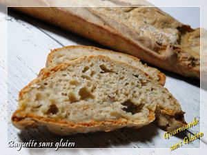 Recette Baguette, pain sans gluten, au lev''quinoa
