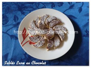 Recette Sablés Lune au chocolat