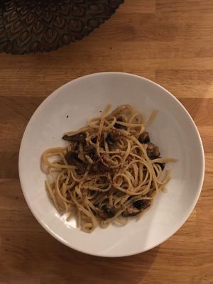 Recette Linguine aux shitakes et miso