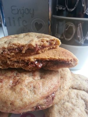 Recette Cookies coeur nutella