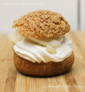 Recette Choux à la chantilly et poire