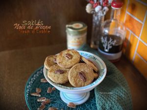 Recette Sablés aux noix de Pécan et sirop d’érable