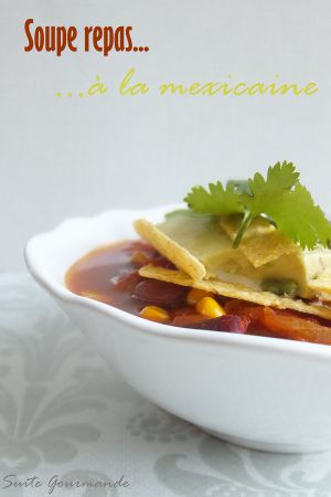 Recette Soupe repas à la mexicaine (Taco soup)