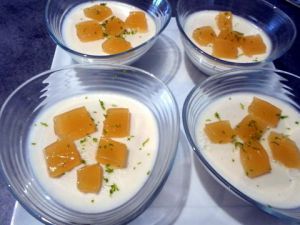Recette Panna cotta au lait de coco et citron vert
