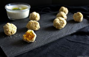 Recette Croquettes de potiron au four healthy & vegan - Bataille Food #30