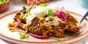 Recette Chicken Mole Enchilada Casserole