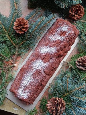 Recette Bûche aux marrons