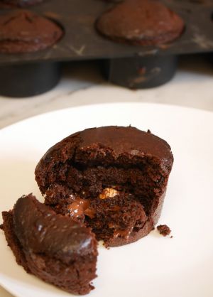Recette Muffins vegan chocolat noisettes