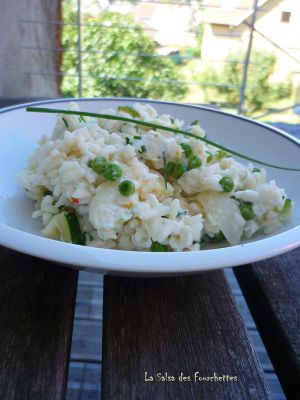 Recette Risotto vert Au Parmesan