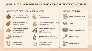 Recette Moelleux farine chataigne recette : oubliez le chocolat