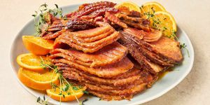 Recette Slow Cooker Honey Mustard Glazed Ham