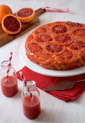 Recette Attention merveille!!! – Gâteau renversé oranges sanguines & polenta