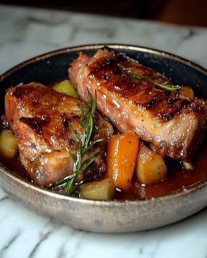 Recette Jarret Porc Moutarde : Recette Facile et Savoureuse