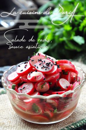 Recette Salade de radis, sauce asiatique