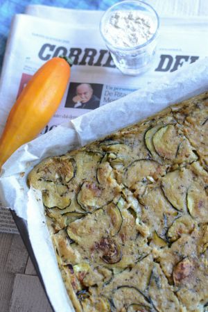 Recette Farinata alle zuchine #végan