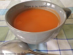 Recette Soupe a la tomate