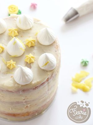 Recette Layer cake « tarte au citron meringuée »