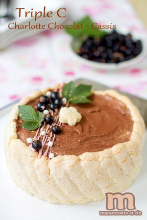 Recette Charlotte chocolat - cassis