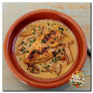 Recette Filet de poulet aux cèpes sauce Porto