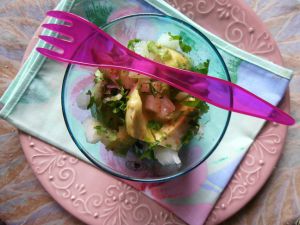 Recette Avocat en salade exotique