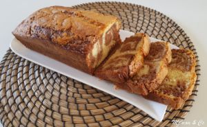 Recette Gâteau marbré amandes / pâte à tartiner