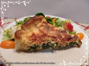 Recette Quiche saumon & épinards frais