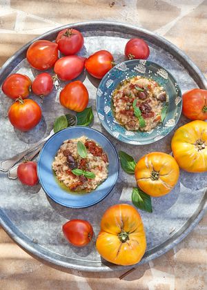 Recette Risotto aux tomates séchées