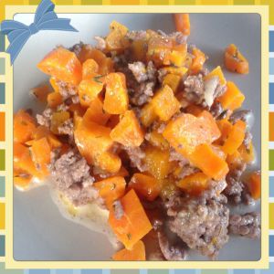 Recette Boeuf haché aux carottes Cookeo