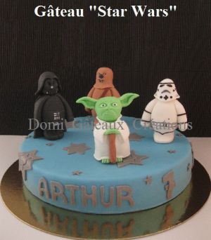 Recette Gâteau "Star Wars" et Modelages en Pâte à Sucre