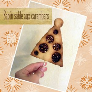 Recette Sablé sapin aux carambars