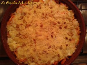 Recette Crumble de carottes