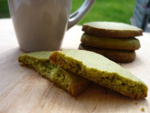 Recette Sablés au thé Matcha