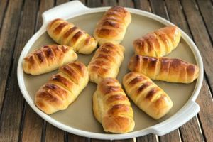 Recette Briochettes à la crème pâtissière