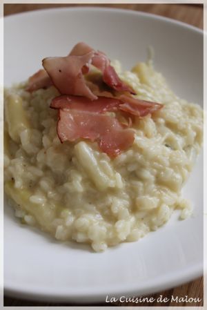 Recette Risotto aux asperges et jambon sec