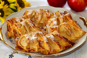 Recette Grillagés feuilletés aux pommes et sirop d’érable