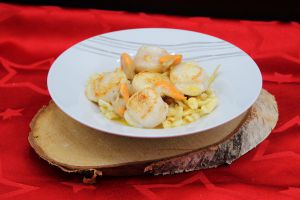 Recette Coquilles Saint Jacques au beurre d’orange et spatzle