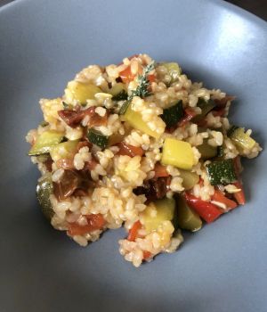 Recette Risotto aux légumes d'été