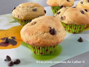 Recette Muffins aux pépites de chocolat