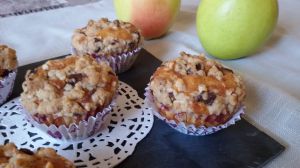 Recette Muffin aux pommes en crumble