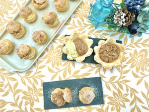 Recette Choux aux deux crèmes pâtissières