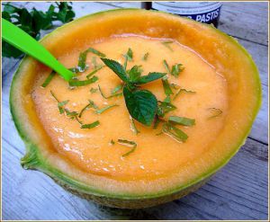 Recette Soupe de melon