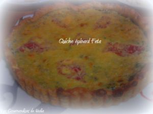 Recette Quiche epinards feta