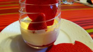 Recette Crème mascarpone aux fraises et jus de fraises