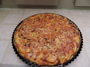 Recette Quiche lardons potiron