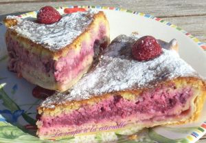 Recette Bakewell pudding aux framboises