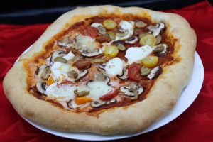 Recette Pizza champignons mozzarella