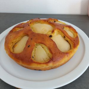 Recette Gâteaux aux poires et pépites chocolat au COMBI NINJA