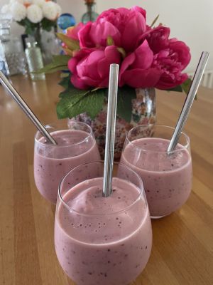 Recette Milkshake fruits rouges